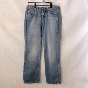 Mudd Junior Crop 5 Pocket Light Denim Jeans Sz 7